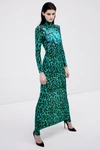 ALEX PERRY MASON PRINTED JERSEY TURTLENECK MAXI DRESS,AP21PG747-6