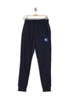 Champion Powerblend Graphic Joggers In Navy