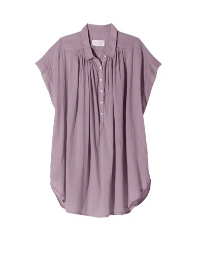 Nili Lotan Normandy Blouse In Lilac