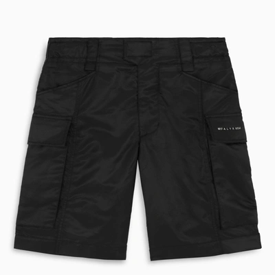 1017 A L Y X 9sm Black Nylon Cargo Shorts