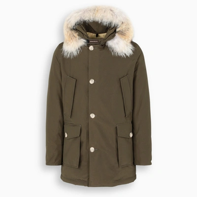 Woolrich Brown Artic Parka With Removable Fur