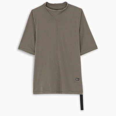 Drkshdw Grey T-shirt With Tape Detail In Dust