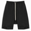 RICK OWENS BLACK BASKET SWINGER SHORTS,RU21S6383TE-I-RICKO-09