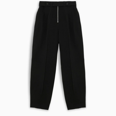 Jil Sander Black Regular Zipped Trousers