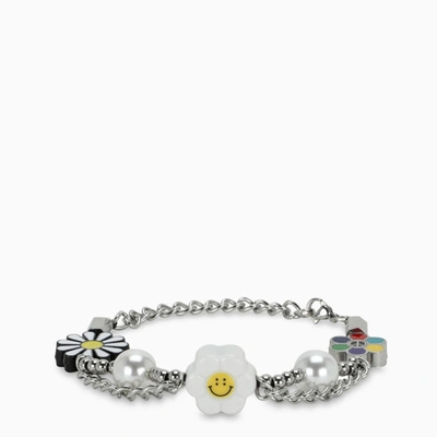Salute-evae Flower Anarchy Bracelets In White