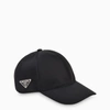 PRADA BLACK BASEBALL CAP,2HC2742B15-I-PRADA-F0002