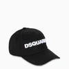 DSQUARED2 BLACK BASEBALL CAP WITH LOGO,BCM002805C00001-I-DSQUA-M063