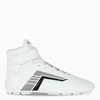 Prada Lace-up Chukka Boots In White