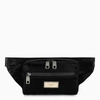 DOLCE & GABBANA BLACK VELVET BUMBAG,BM1967AO243-I-DOLCE-80999