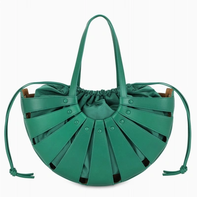 Bottega Veneta Green The Shell Bag
