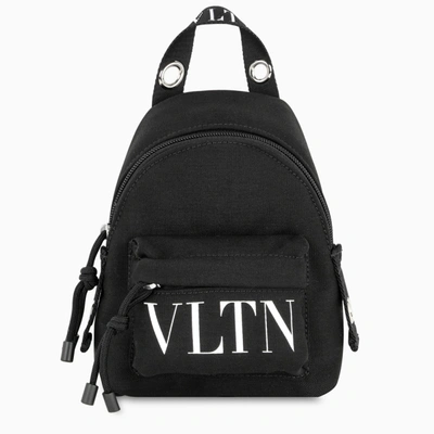 Valentino Garavani Black Vltn Mini Backpack