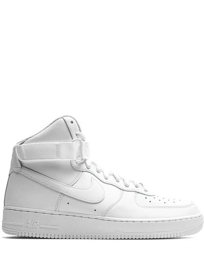 Nike Air Force 1 High '07 Cw2290-111 Men's White Leather Sneaker Shoes Opp76 In White/white