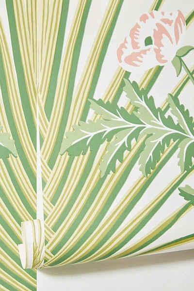 Anthropologie Blue Bell Wallpaper By  In Green Size Swatch In Green