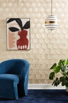 York Wallcoverings Belvedere Textured Wallpaper By  In Beige Size Swatch