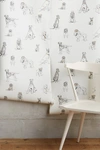 York Wallcoverings Dog's Life Wallpaper By  In Black Size Swatch