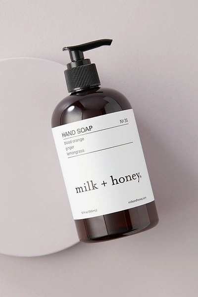 Milk + Honey Body Wash In Brown