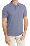 Robert Barakett Ferguson Short Sleeve Polo In Navy