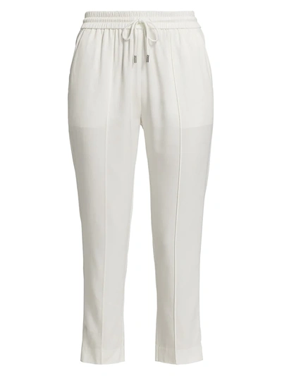 Atm Anthony Thomas Melillo French Cotton-terry Wide-leg Track Pants In Gesso
