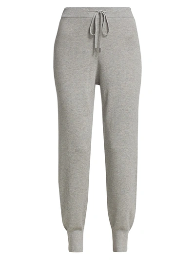 Atm Anthony Thomas Melillo Cashmere-silk Pull-on Trousers In Vapor