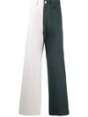 MARNI TWO-TONE WIDE-LEG JEANS