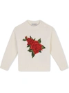Dolce & Gabbana Cross-stitch Design Jumper In White
