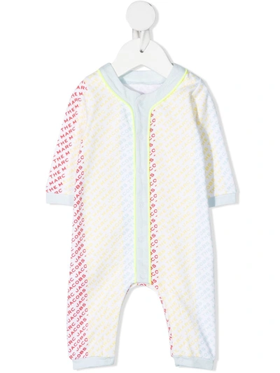Marc Jacobs Babies' Logo-print Cotton Romper In Red