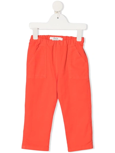 Bonpoint Babies' Thursday Straight-leg Trousers In Orange