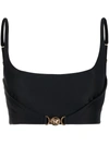 VERSACE MEDUSA CROPPED BUSTIER TOP