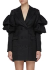 ACLER STOW' EXAGGERATED PUFF SLEEVE BLAZER DRESS