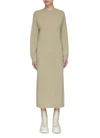 Remain Birger Christensen 'valcyrie Open Back' Merino Wool Midi Dress In Green