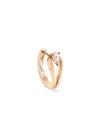 REPOSSI 'SERTI INVERSÉ' DIAMOND ROSE GOLD EARRINGS