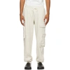 ADIDAS X IVY PARK OFF-WHITE LOUNGE CARGO PANTS