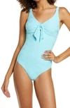 MELISSA ODABASH LISBON KNOTTED ONE-PIECE SWIMSIUT,LISBON