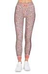 THE UPSIDE LEOPARD HIGH WAIST LEGGINGS,USW121047