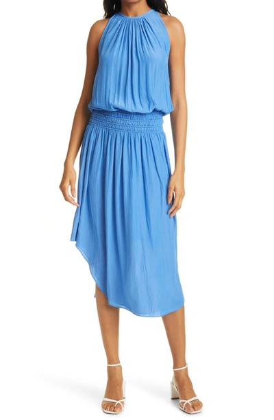 Ramy Brook Audrey Sleeveless Midi Dress In Cloud Blue