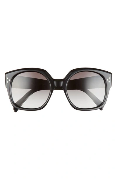 Celine 55mm Square Sunglasses In Black