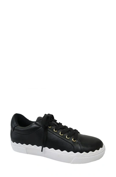 Shop Bcbgeneration Lanie Sneaker In Black Leather