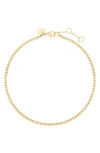 Brook & York Emma Box Chain Anklet In Gold