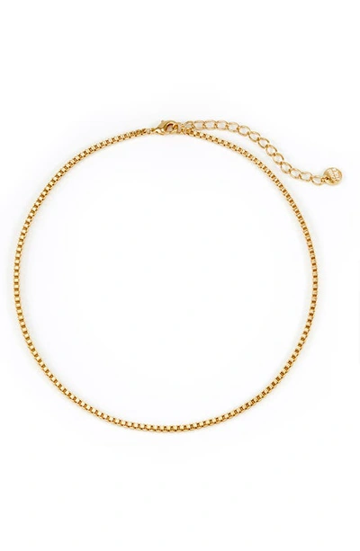 BROOK & YORK EMMA BOX CHAIN CHOKER,BYN1065G