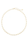 BROOK & YORK COLETTE CHAIN LINK NECKLACE,BYN1185G