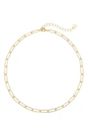 BROOK & YORK COLETTE CHAIN LINK CHOKER NECKLACE,BYN1186G