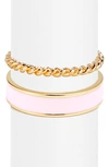 BROOK & YORK OLIVIA SET OF 2 STACKING RINGS,STR1001G-BPK-7