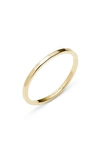 Brook & York Maren Extra Thin Hammered Stacking Ring In Gold