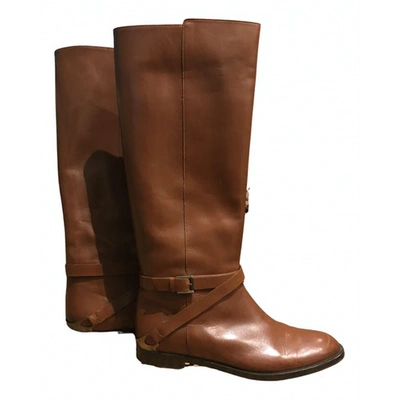 Pre-owned Fratelli Rossetti Leather Boots In Camel