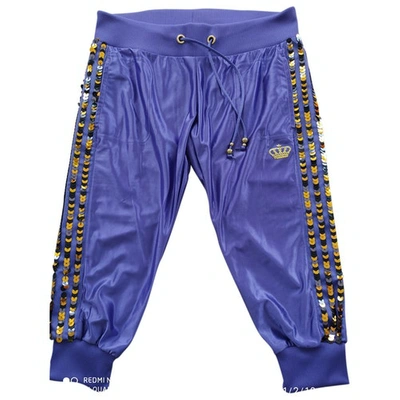 Pre-owned Adidas Originals Trousers In Purple