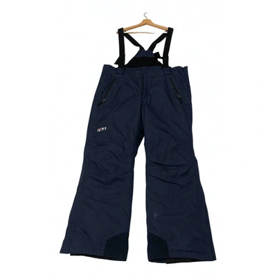 Pre-owned Fila Trousers In Blue