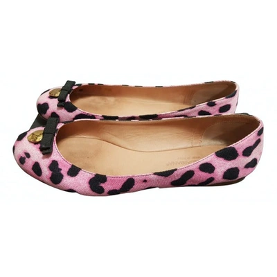 Pre-owned Dolce & Gabbana Leather Ballet Flats