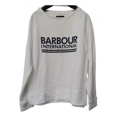 Pre-owned Barbour White Cotton Knitwear