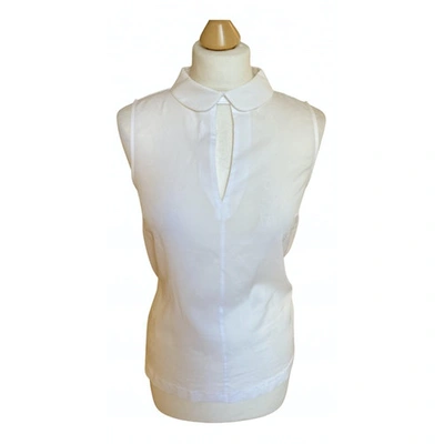Pre-owned French Connection White Polyester Top