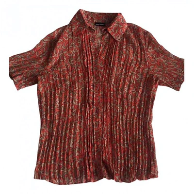 Pre-owned Gerry Weber Red Polyester Top